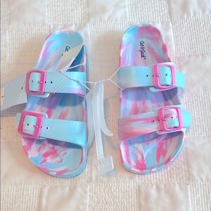 Cat & Jack Kids Sandals - Blue and Pink